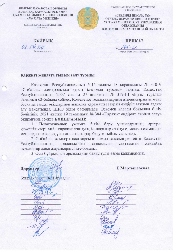 Қаражат жинауға тыйым салу туралы\ О запрете сбора денежных средств